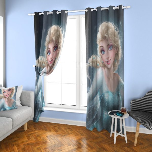 پرده چاپی طرح السا DH1074