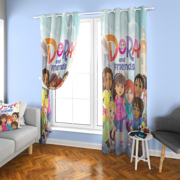 پرده چاپی طرح دورا DH1079