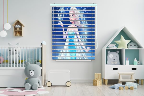 پرده زبرا طرح انیمیشن فروزن کد Z1083