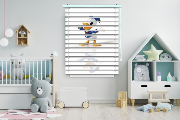 پرده زبرا طرح اردک کد Z1084