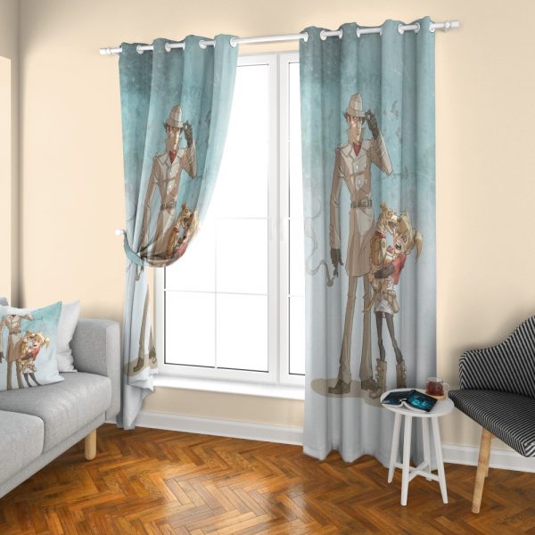 پرده چاپی طرح کاراگاه گجت DH1088