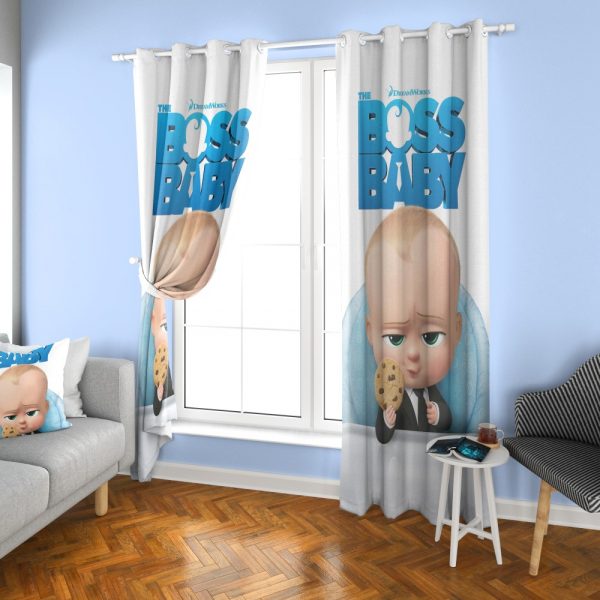 پرده چاپی طرح بچه رئیس DH1091