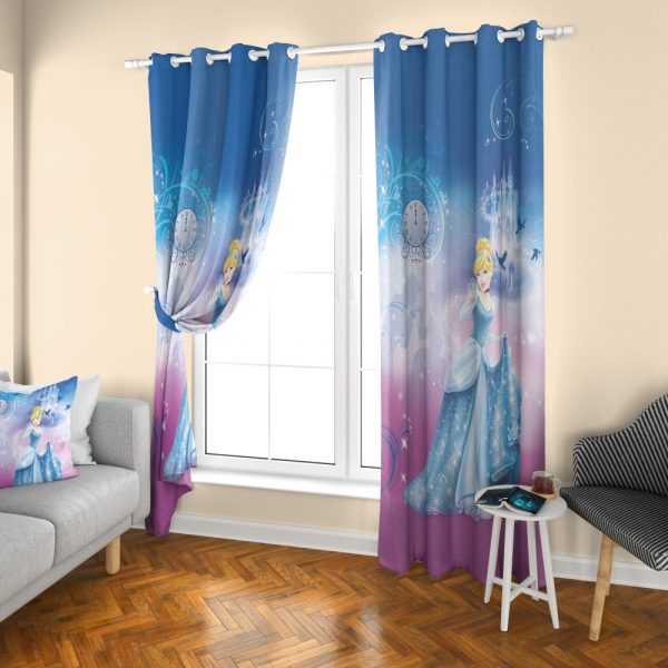 پرده چاپی طرح سیندرلا DH1093