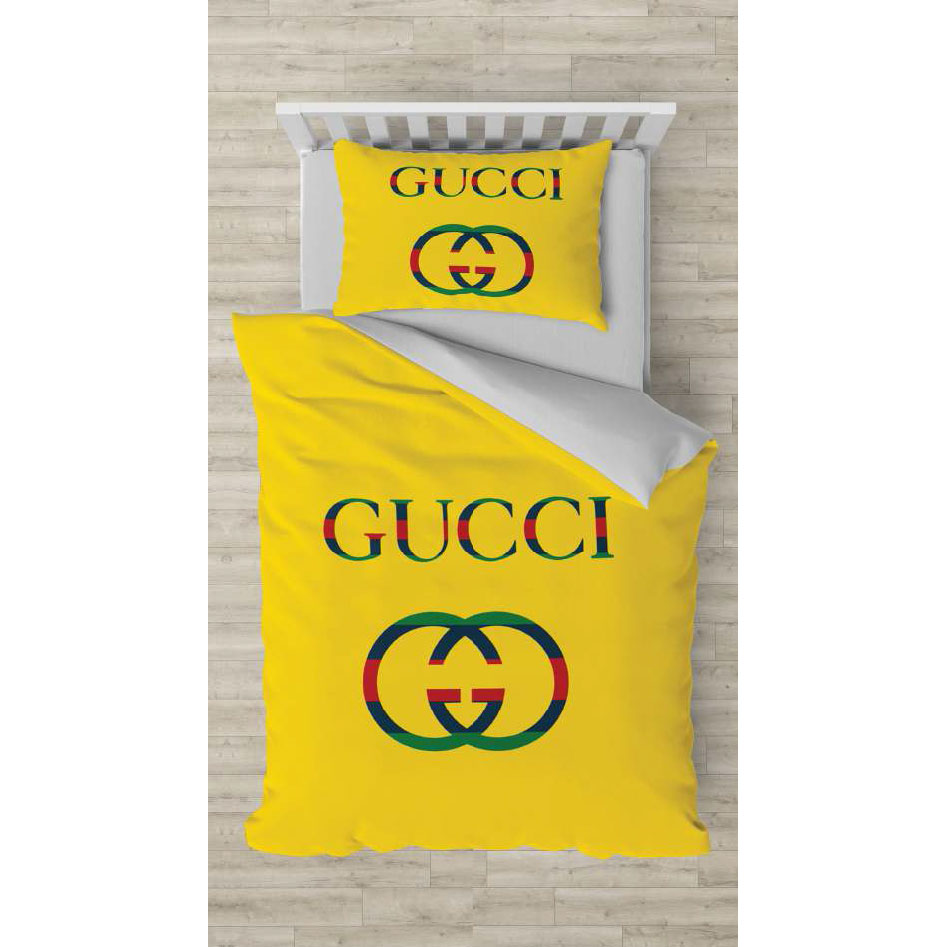 روتختی و ملحفه (یک نفره) طرح گوچی کد ۱۰۹۳