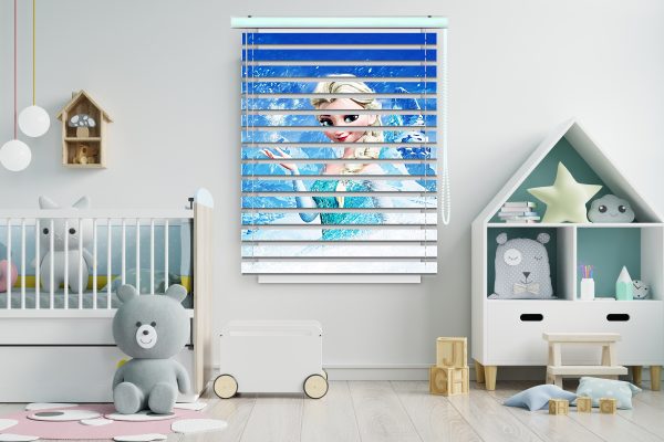 پرده زبرا طرح انیمیشن فروزن کد Z1095