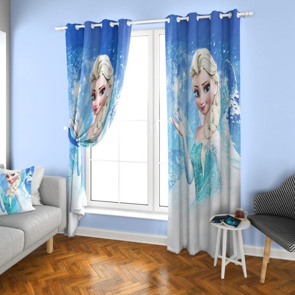 پرده چاپی طرح فروزن DH1095