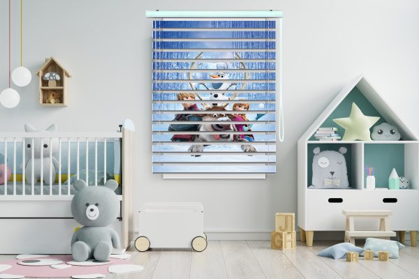 پرده زبرا طرح انیمیشن فروزن کد Z1097