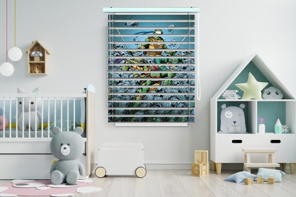 پرده زبرا طرح لاک پشت نینجا کد Z1098