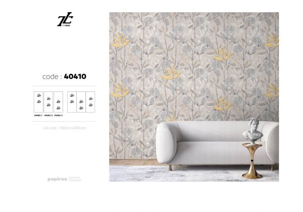 کاغذ دیواری طرح گل کد 40410