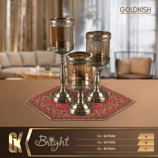 شمعدان کوچک/متوسط/بزرگ مدل 647844/45/46