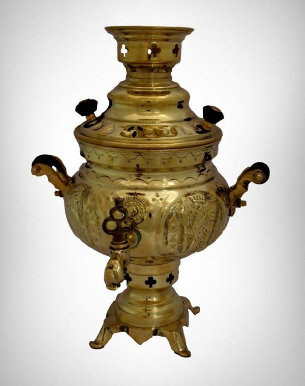 سماور ونوش 4 لیتری نادیا قلم سنتی زغالی A110