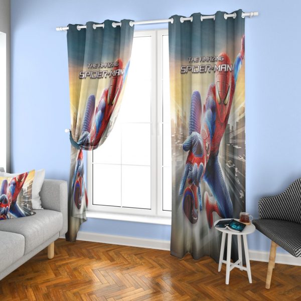 پرده چاپی طرح مرد عنکبوتی DH1100