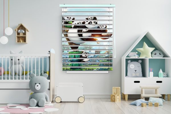 پرده زبرا طرح انیمیشن پاندای کونگ فو کار کد Z1104