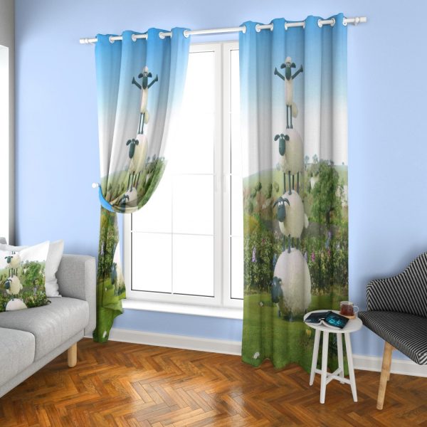 پرده چاپی طرح بره ناقلا DH1107