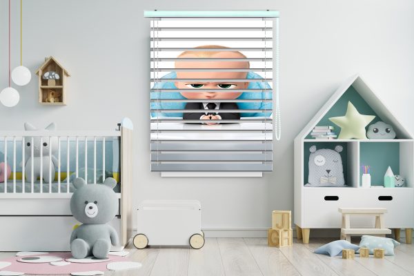 پرده زبرا طرح انیمیشن بچه رِئیس کد Z1110