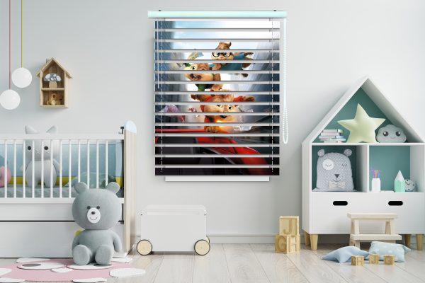 پرده زبرا طرح انیمیشن آلوین و سنجاب ها کد Z1111