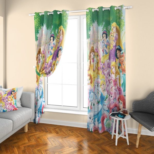 پرده چاپی طرح پرنسس‌‌های دیزنی DH1112