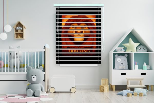 پرده زبرا طرح انیمیشن Lion King کد Z1114