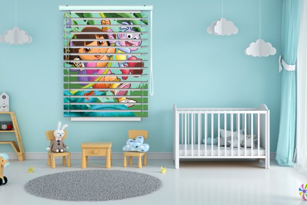 پرده زبرا طرح انیمیشن دورای مکتشف کد Z1116