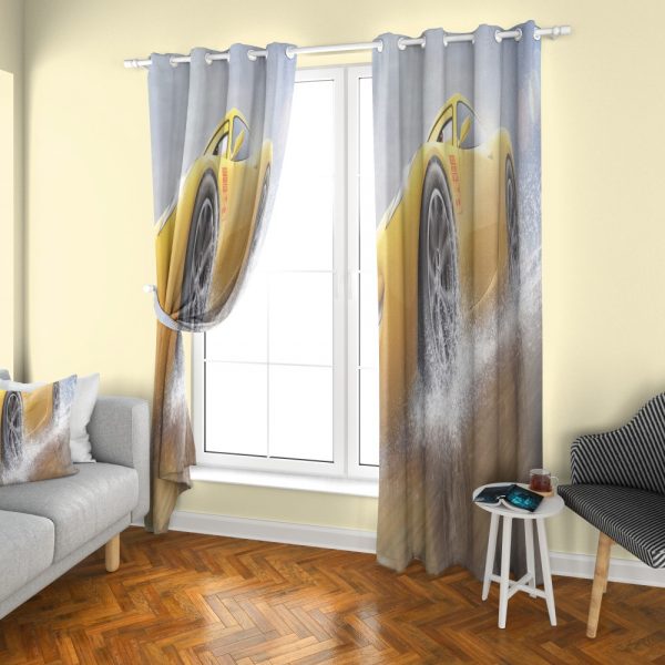 پرده چاپی طرح ماشین DH1121