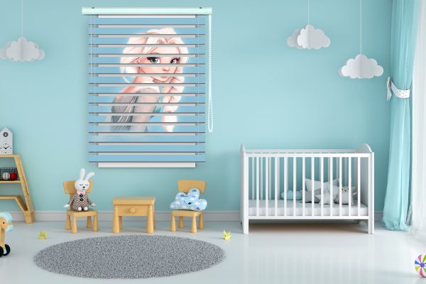 پرده زبرا طرح انیمیشن فروزن کد Z1122