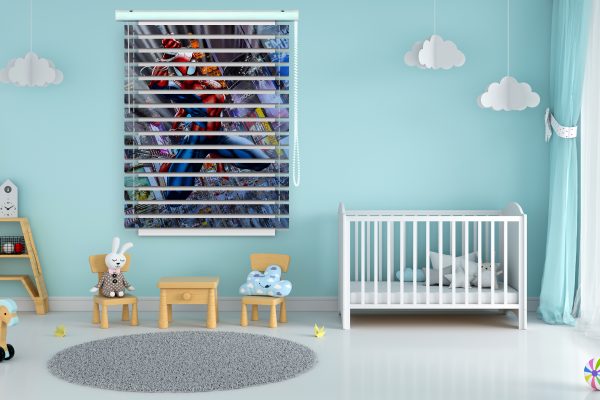 پرده زبرا طرح مرد عنکبوتی کد Z1123