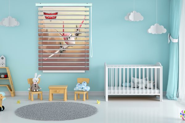 پرده زبرا طرح انیمیشن هواپیماها کد Z1124