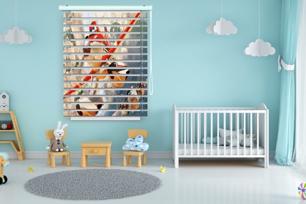 پرده زبرا طرح انیمیشن هواپیماها کد Z1125