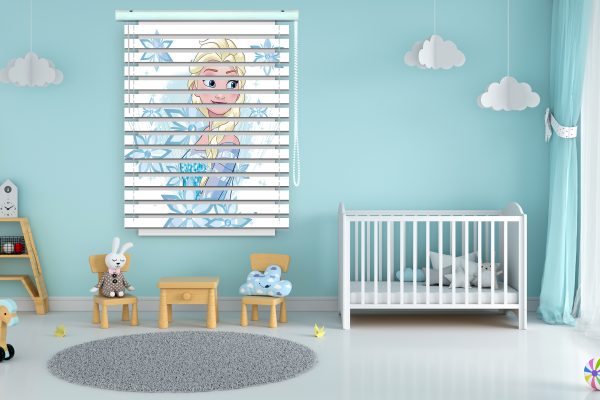 پرده زبرا طرح انیمیشن فروزن کد Z1126