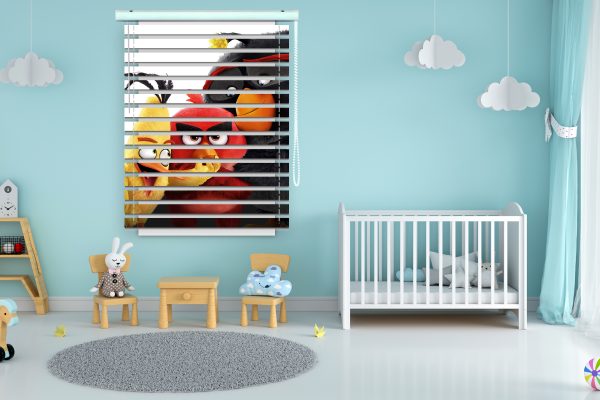 پرده زبرا طرح انیمیشن انگری بردز کد Z1127