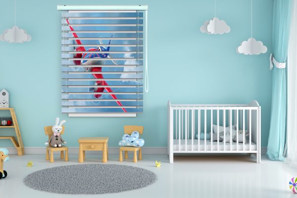 پرده زبرا طرح انیمیشن هواپیماها کد Z1128