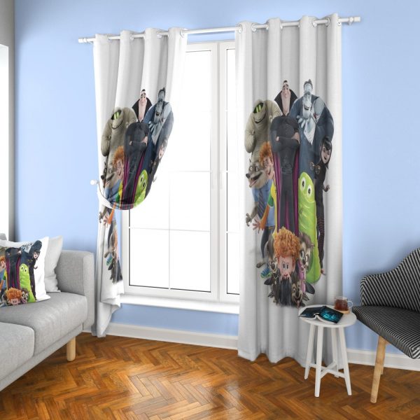 پرده چاپی طرح هتل ترانسیلوانیا DH1130