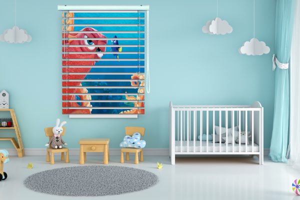 پرده زبرا طرح انیمیشن نمو کد Z1133