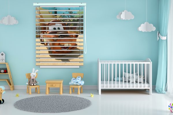 پرده زبرا طرح انیمیشن ماشین ها کد Z1140