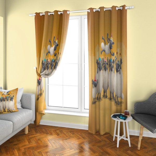 پرده چاپی طرح شان گوسفنده DH1141