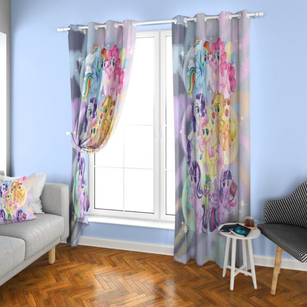 پرده چاپی طرح پونی کوچولو DH1142