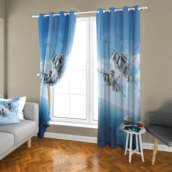 پرده چاپی طرح هواپیما DH1146