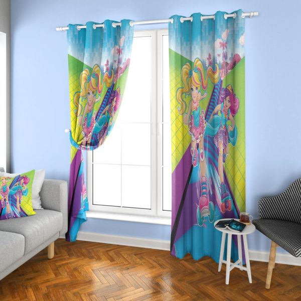 پرده چاپی طرح دختر DH1147