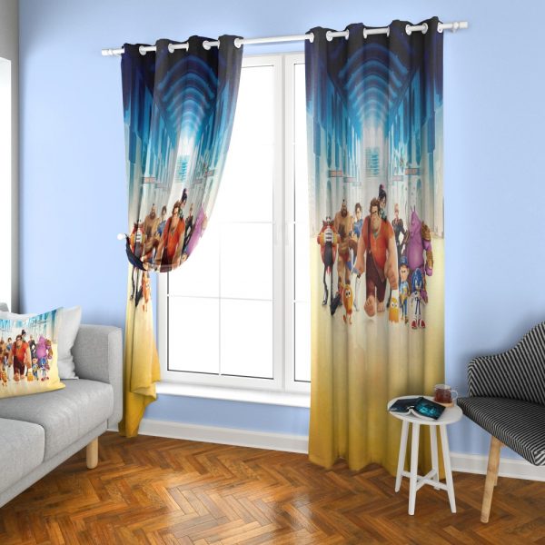 پرده چاپی طرح رالف خرابکار DH1148