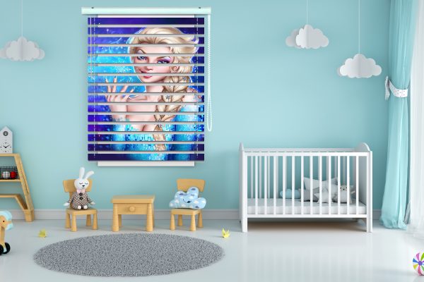 پرده زبرا طرح انیمیشن فروزن کد Z1149