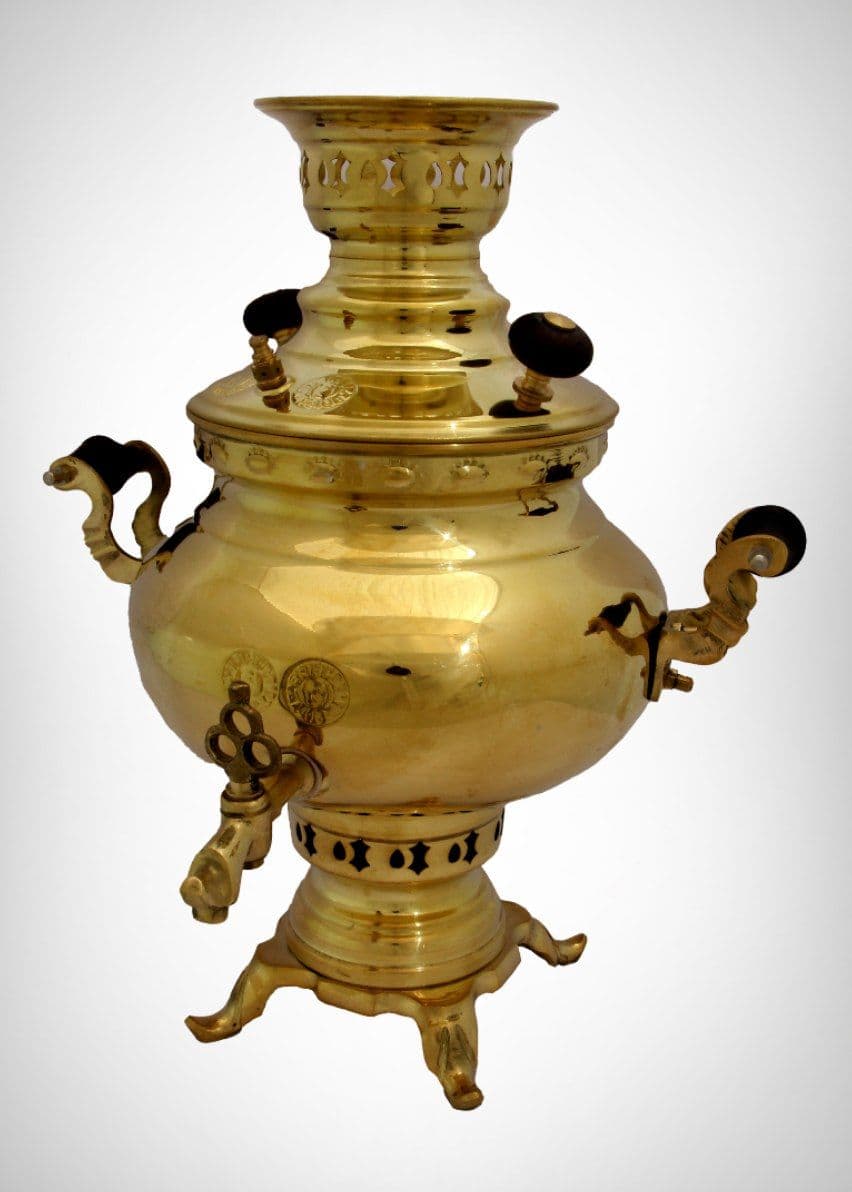 سماور ونوش ۲ لیتری نادیا ساده زغالی A115