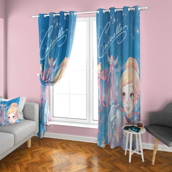 پرده چاپی طرح سیندرلا DH1152