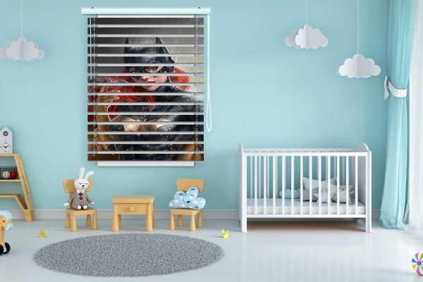 پرده زبرا طرح بتمن دختر کد Z1155