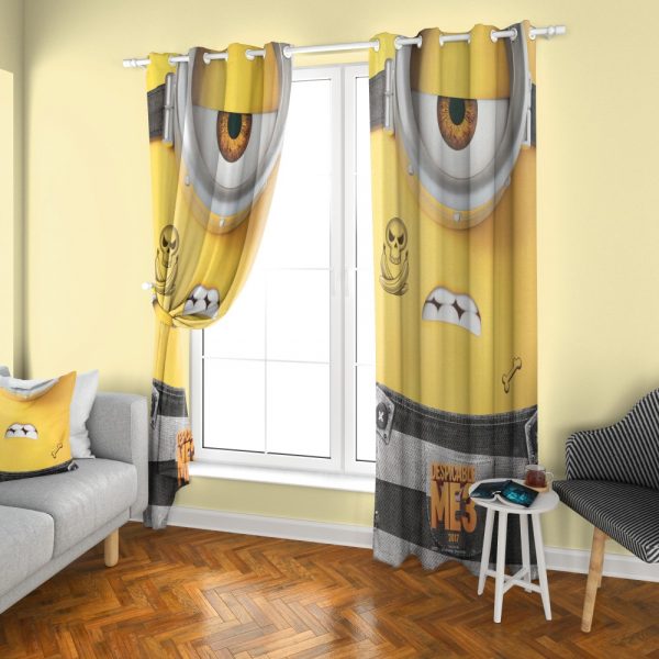 پرده چاپی طرح مینیون‌ها DH1157