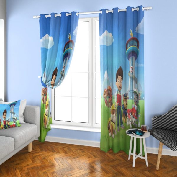 پرده چاپی طرح سگ‌های نگهبان DH1158