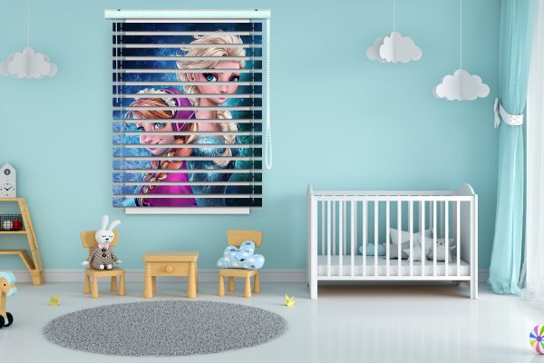 پرده زبرا طرح انیمیشن فروزن کد Z1159