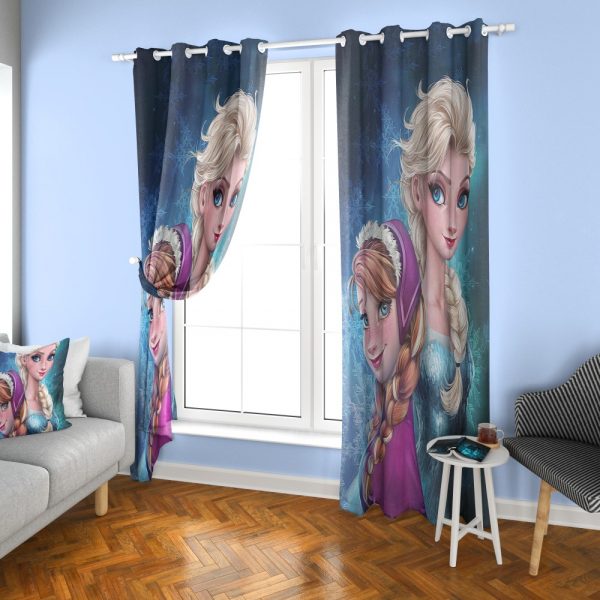 پرده چاپی طرح السا و آنا DH1159