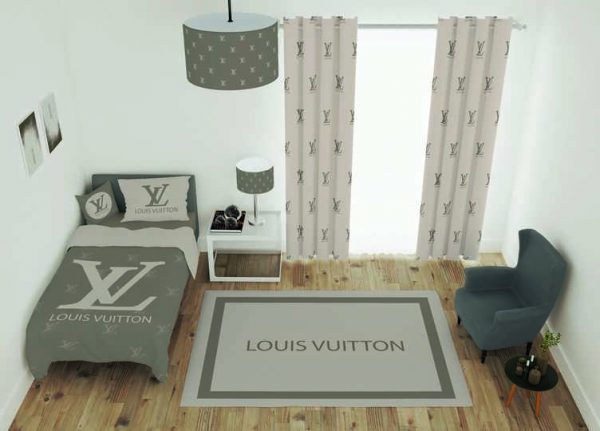 ست پرده و روتختی طرح لویی ویتون Louis Vuitton 47