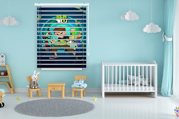 پرده زبرا طرح بن تن کد Z1163