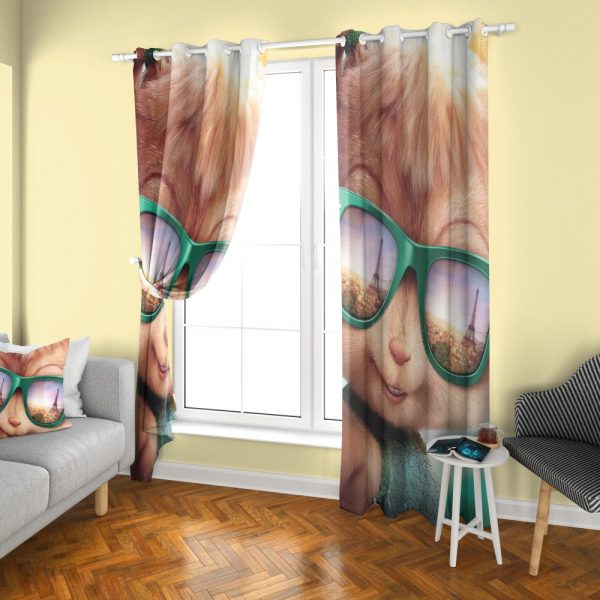 پرده چاپی طرح آلوین و سنجاب‌ها DH1165